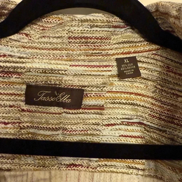 Tasso Elba Men’s Button up Shirt size Xl - Picture 5 of 5